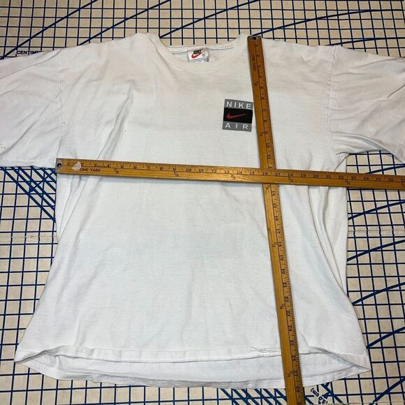 Vintage Nike Air T-Shirt Size XL Double Sided White Short Sleeve - Picture 13 of 13